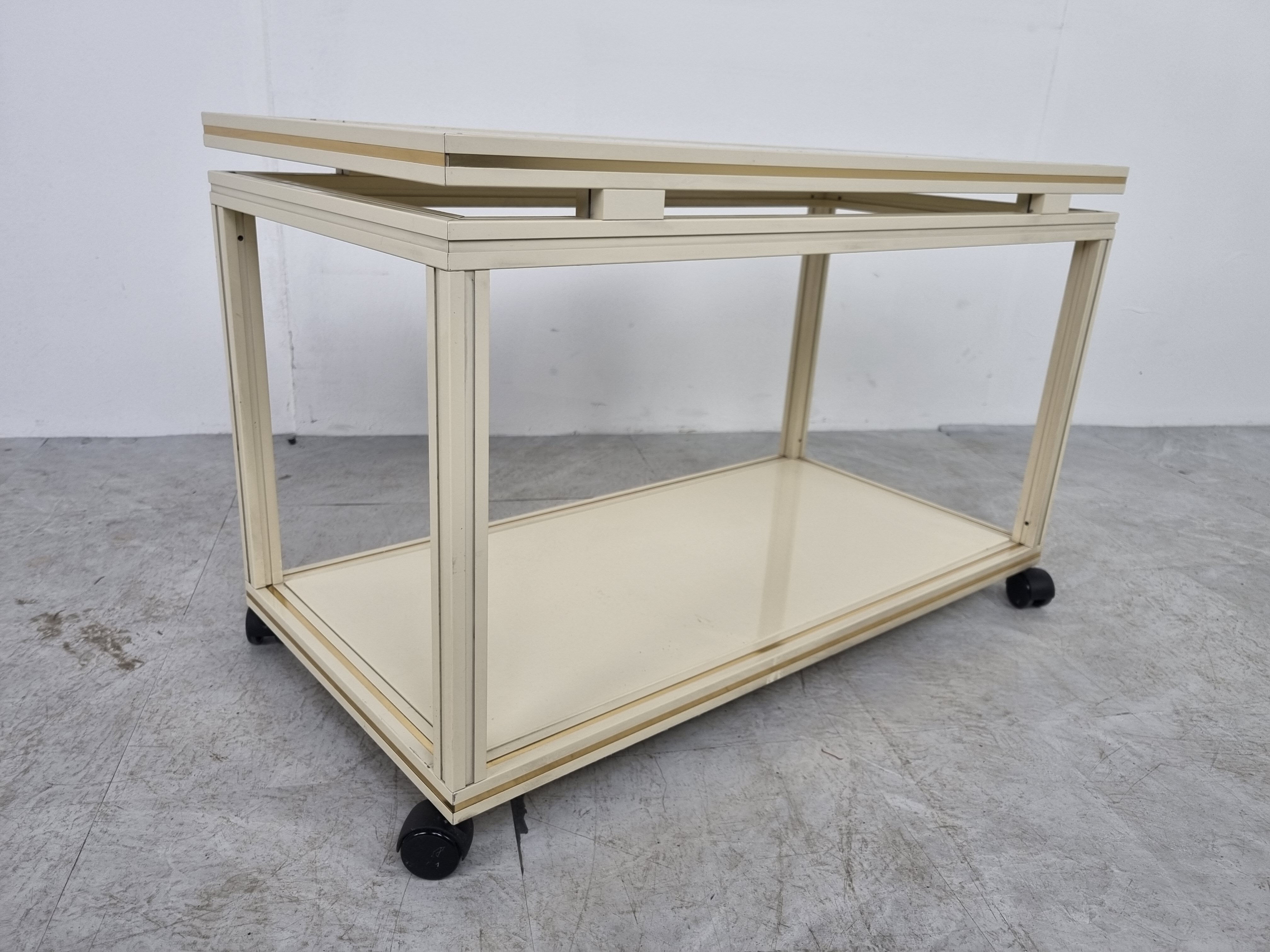 Trolley vintage par Pierre Vandel, années 1980