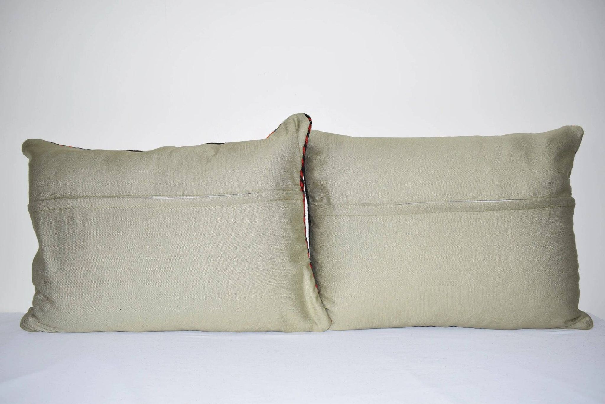 Set of 2 vintage kilim cushion covers 46x61 cm