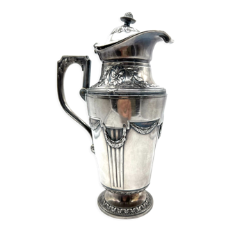 Silver metal coffee maker Gallia empire pourer Gallia Christofle