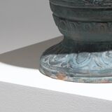 Grand vase en terre cuite à décor mythologique, 1950s