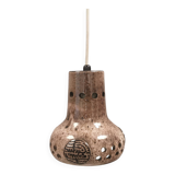 Small ceramic hanging lamp, Danish and from the 1980s.