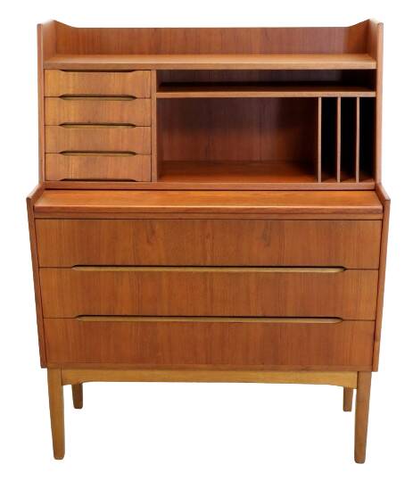 Deens design teak mid century  Secretaire 'Gilleleje'