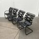 Fauteuils cantilevered Canasta postmodernes italiens par Heron Parigi pour Heron Parigi Design, années 1980, lot de 4