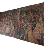 Ancienne grande tapisserie les vendanges atelier Rambouillet