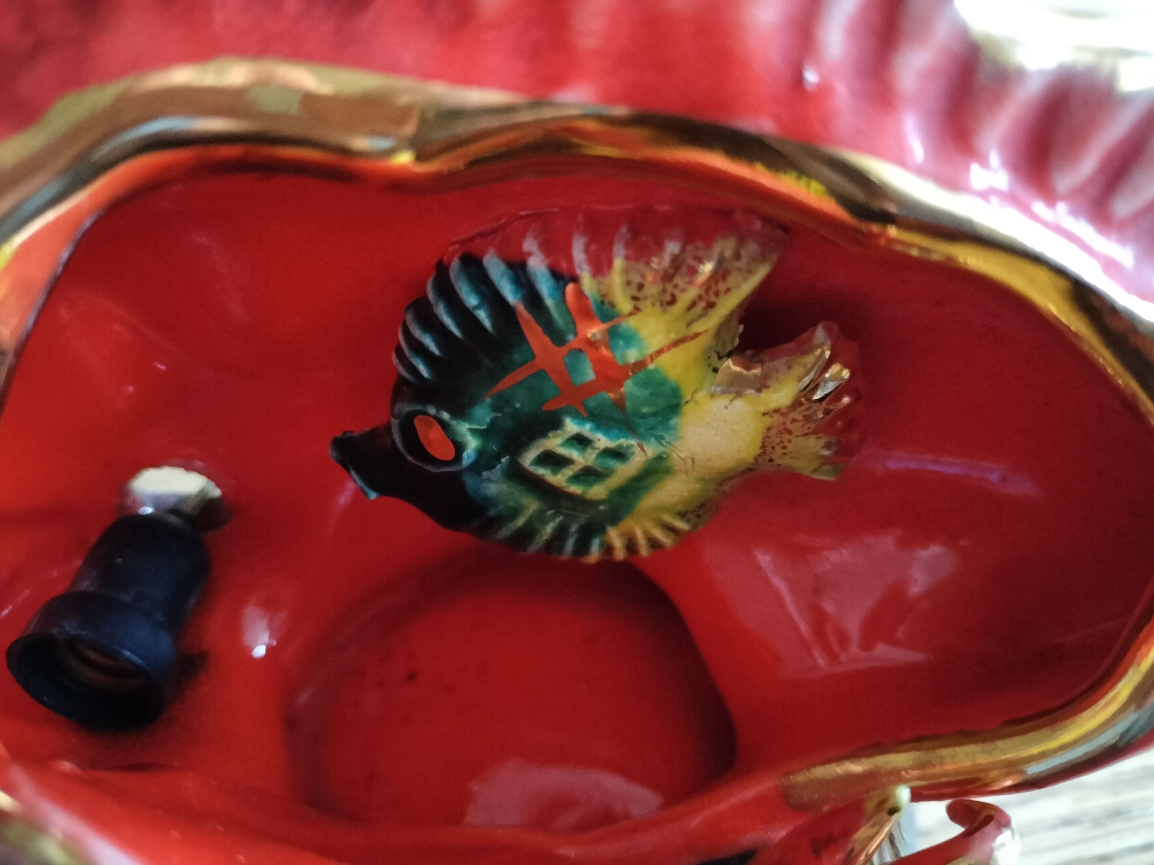 Vallauris ceramic lamp