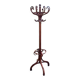 porte manteau perroquet en acajou