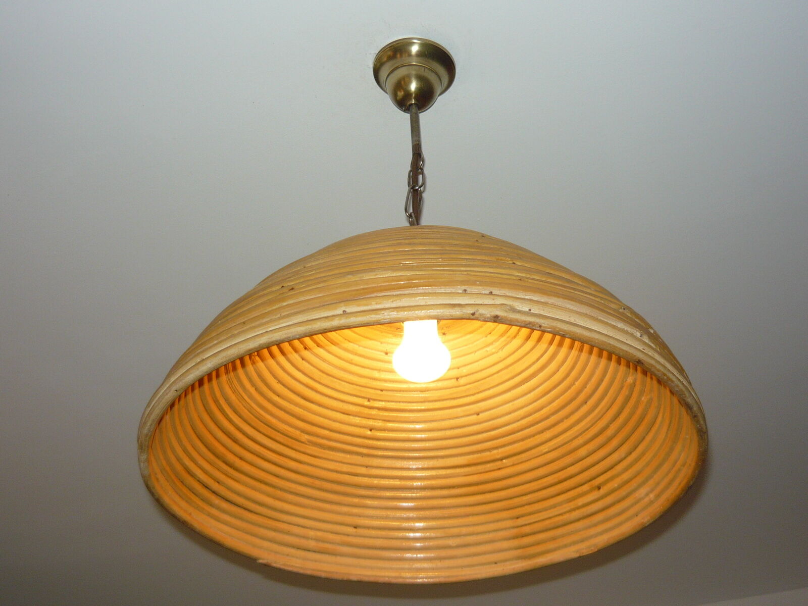 Rattan suspension years 70s