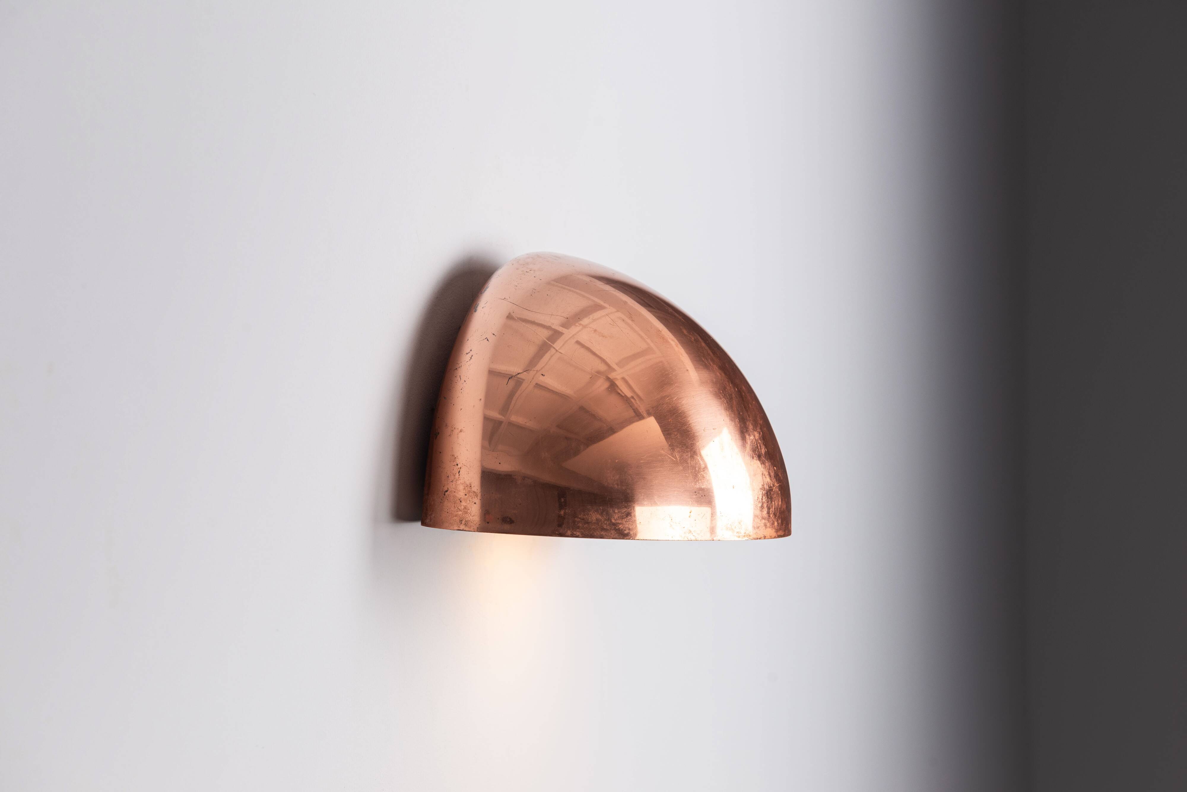 Horn Belysning Type 6650 wall lamp in copper
