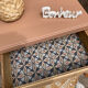 Commode Art Déco pied moustache / terracotta bohème