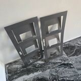 2 vintage magazine racks from the 2000s, minimalist design