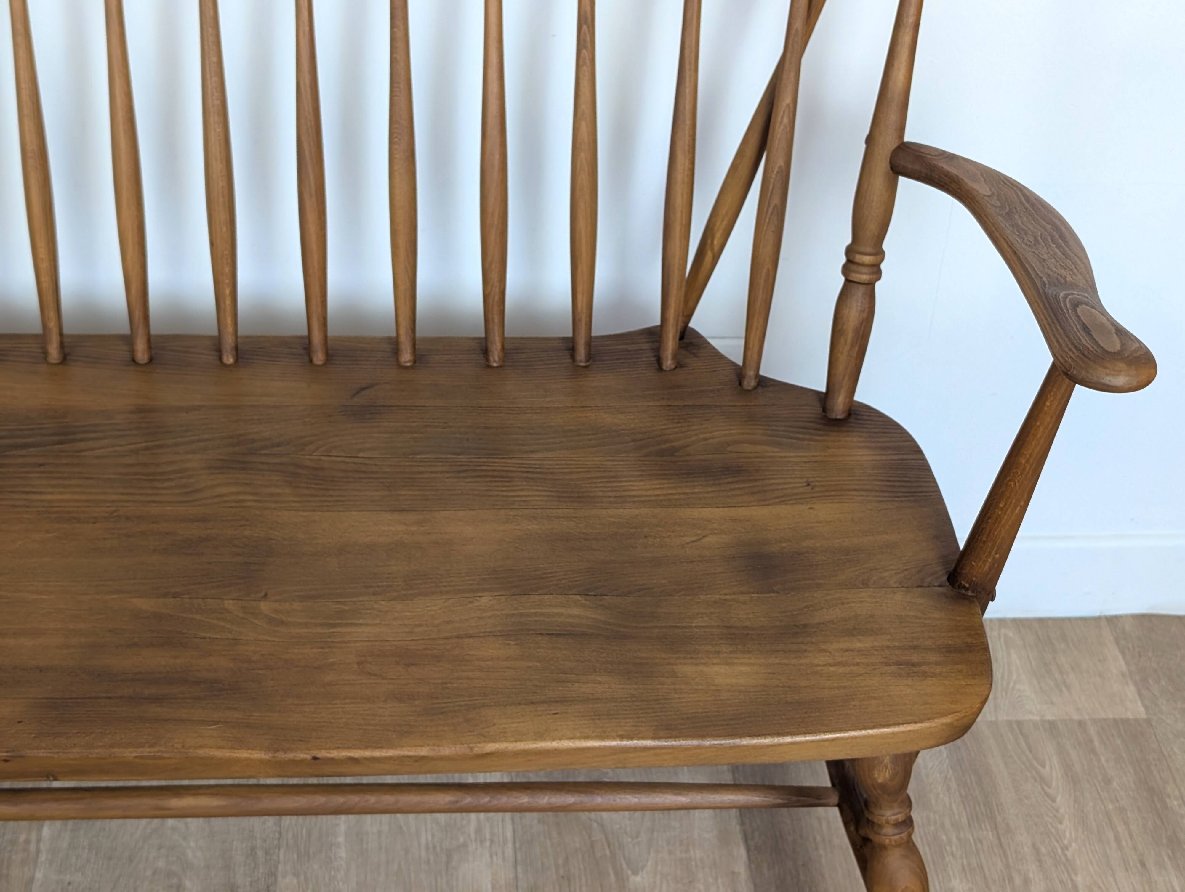 Bench, vintage bench in solid wood