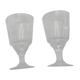 Lot de 2 verres bistrot vintage