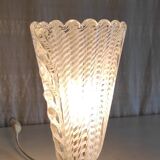 Table lamp with Murano glass shade - mid 20th century