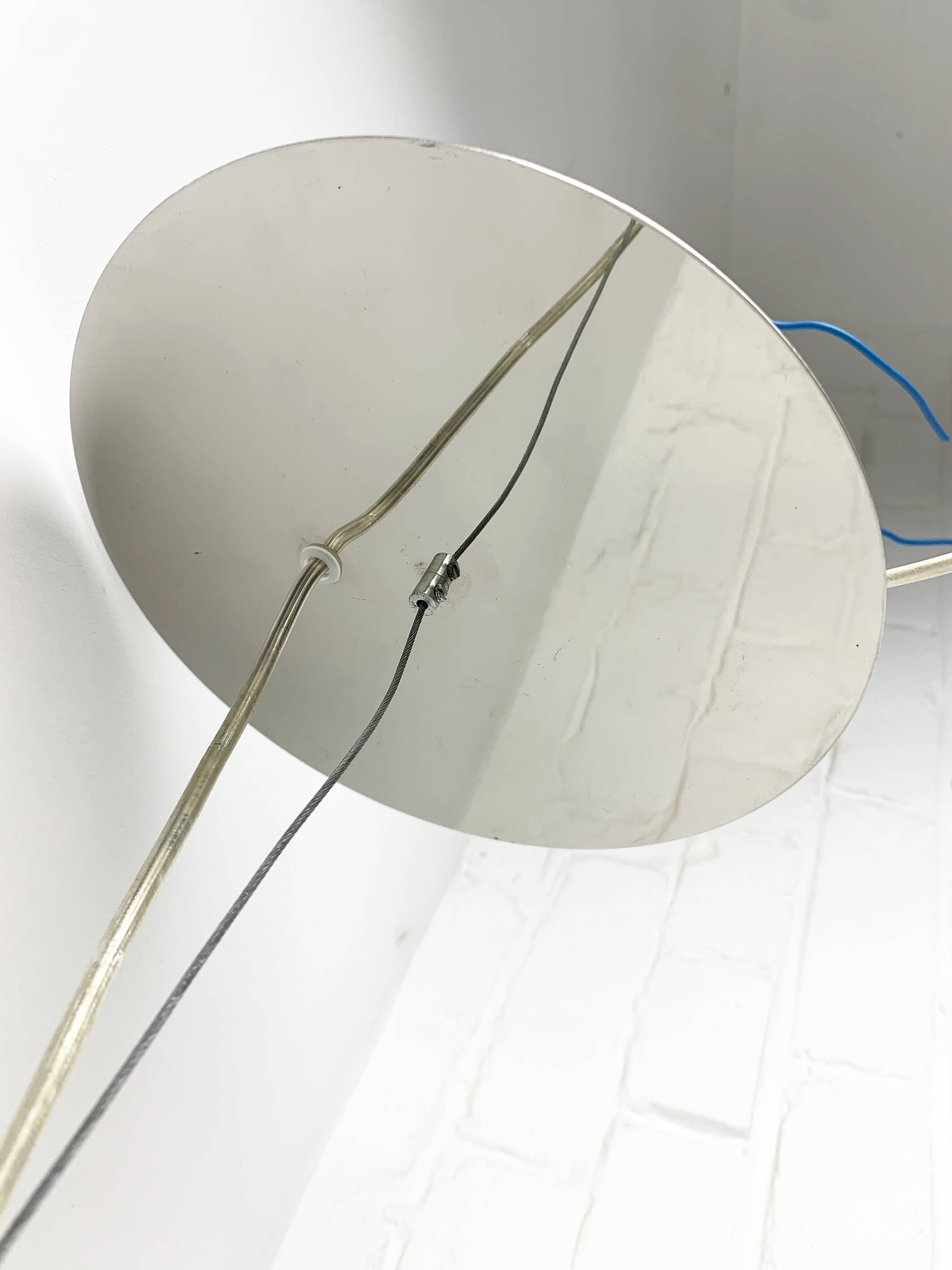 Chrome chandelier Piazza San Marco design Vico Magistretti for Oluce Italy