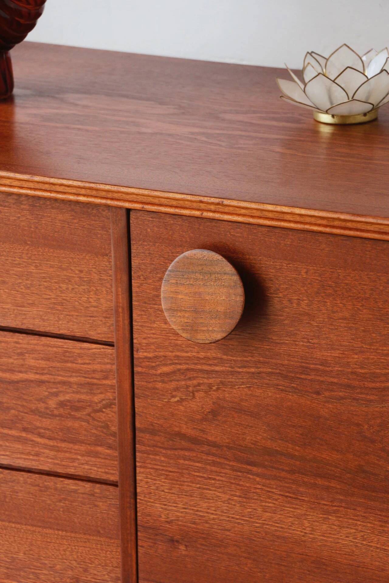 Petite enfilade scandinave sapelli – Design anglais années 60