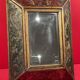 Old Italian mirror, eglomise glass in pareclose, recent central mirror