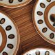 Set of 4 Kimono Boch plates