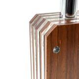 Hollywood regency wood and lucite table lamp base, Italy, 1970s