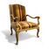 Regency style queen armchair