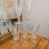 “Flower” champagne flutes