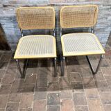 Set of 2 Cesca B32 chairs by Marcel Breuer