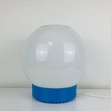 XL opaline ball lamp from the 60s, vintage