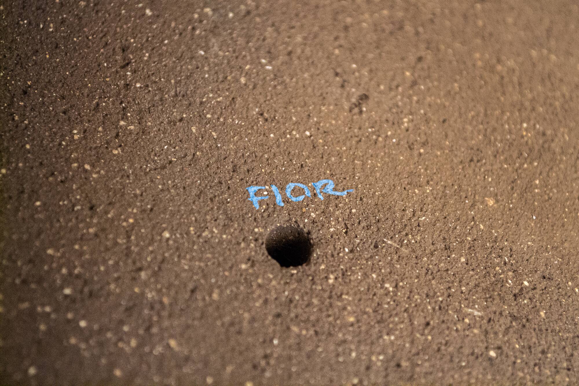 Sculpture en terre cuite peinte de Fior Candido, années 1980