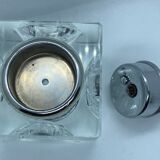 Cubic table lighter in cristral