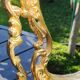 Pivoting Psyche Makeup Mirror. Baroque/Rocaille Style. Bronze. Dim 31 x 20 cm