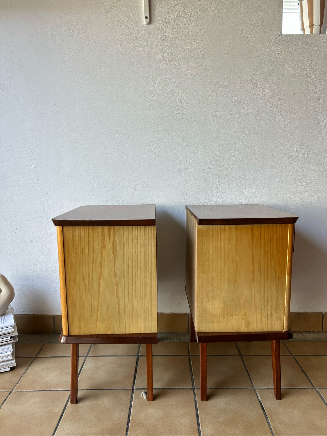 Vintage bedside tables