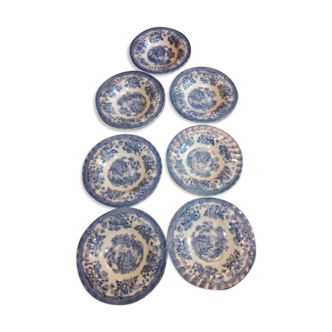 Assiettes en porcelaine anglaise