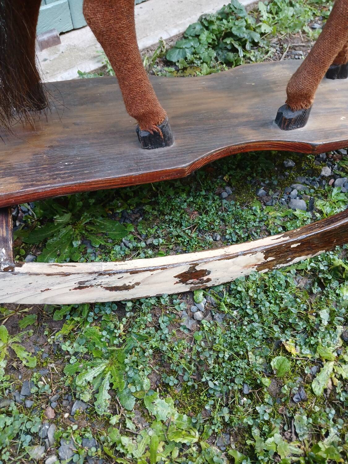 Antique rocking horse