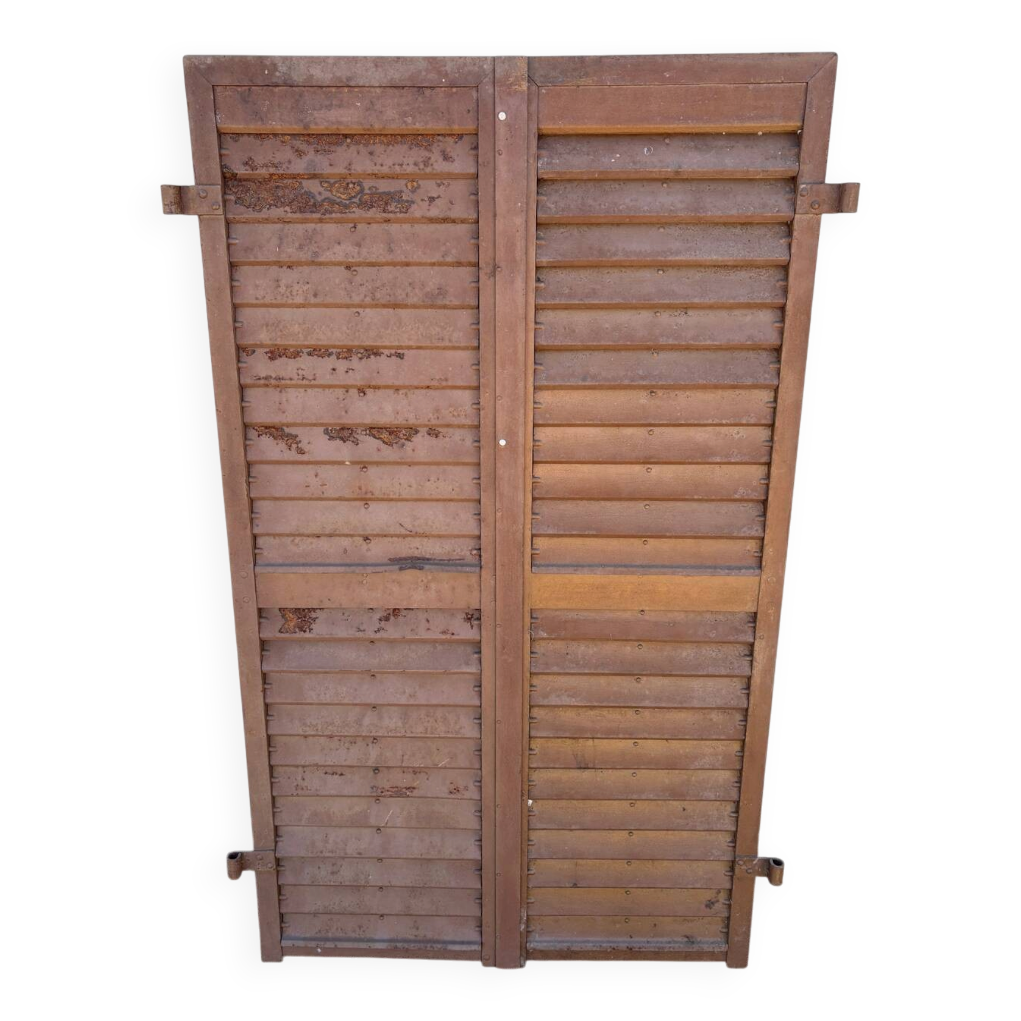 Louvre metal shutters