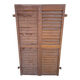 Louvre metal shutters