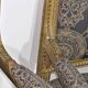 4 armchairs and a gilded wooden sofa Louis XVI style