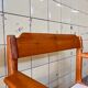 Set of six brutalist dining chairs in pine