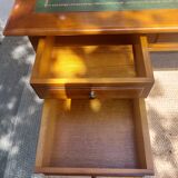 Green leather top desk