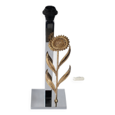 Lampe vintage tournesol 1970