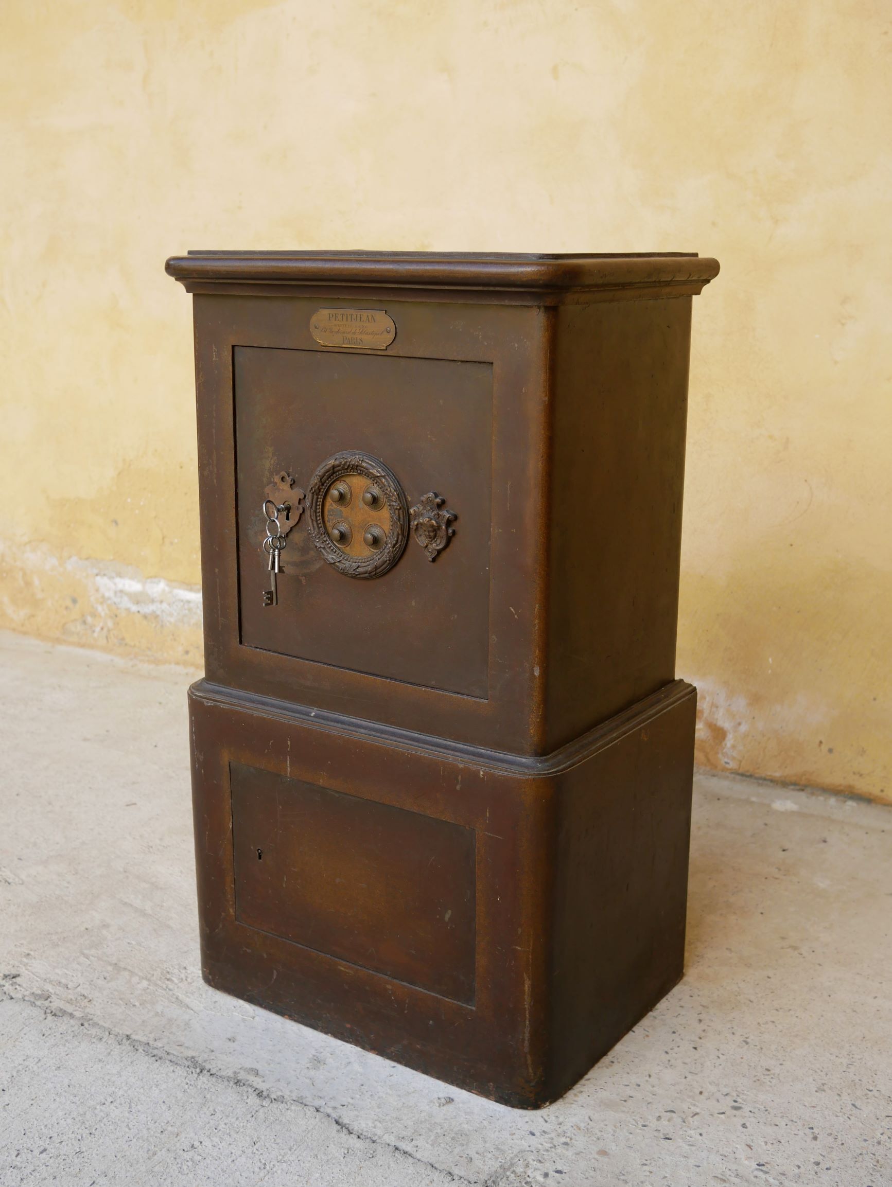 Coffre-fort PetitJean Paris fin XIX