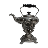 Samovar en Cuivre Argenté, style Louis XV – 2ème moitié du XIXe