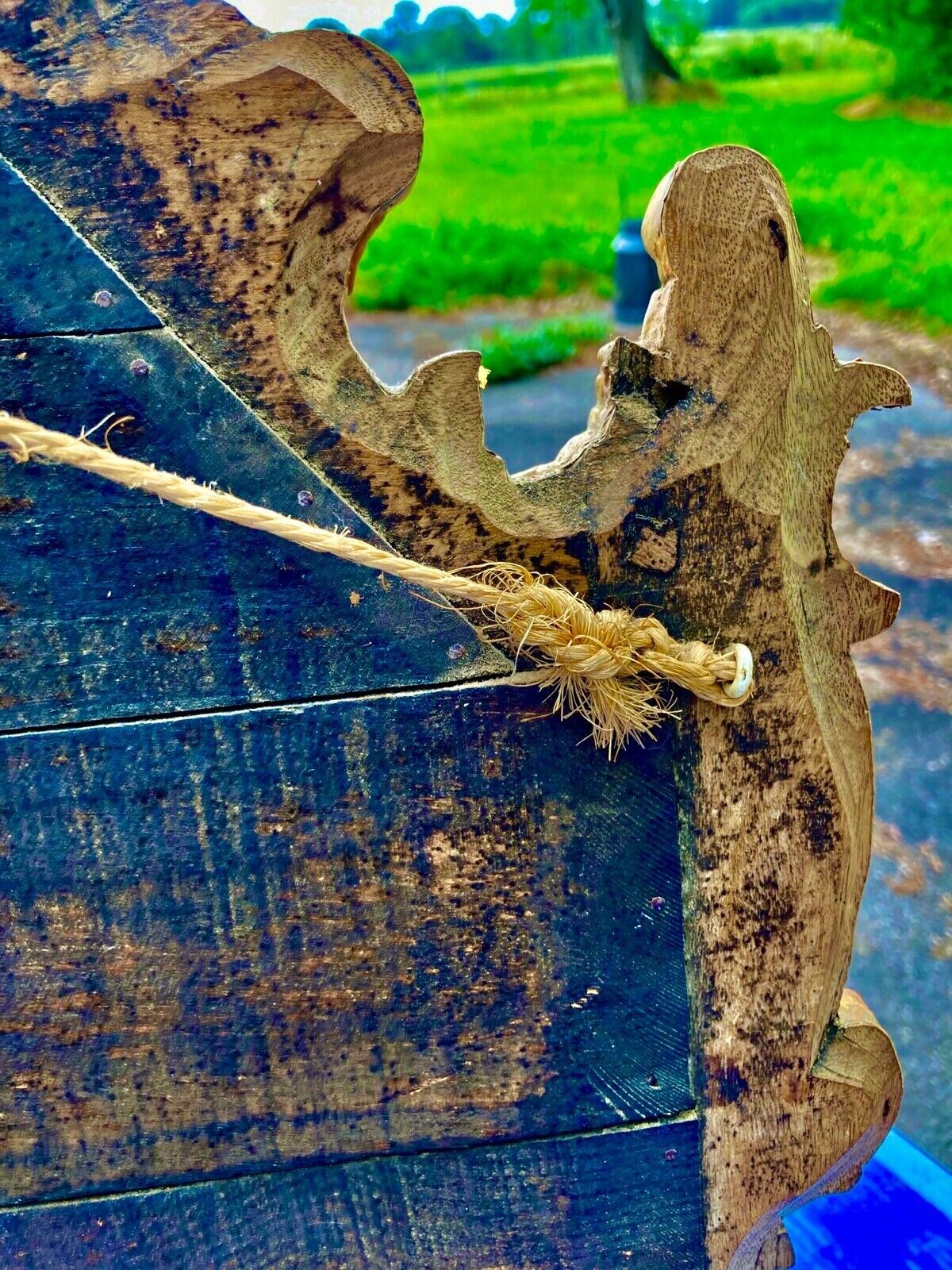 Carved and gilded wooden mirror with mercury ice sheet, Louis XV XVIIIth