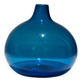 Blue glass bubble vase, 1960s