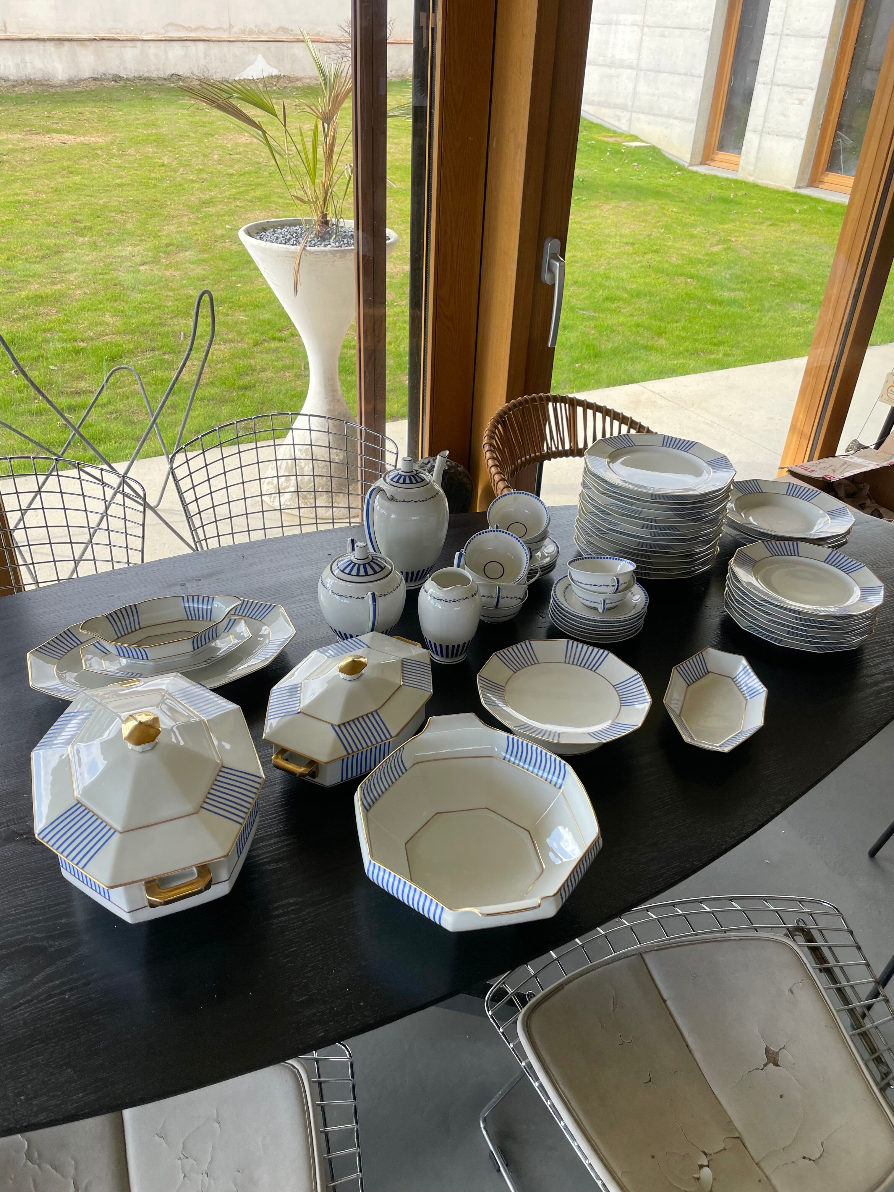 Set XXL crockery Limoges A.Lanternier