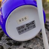 Lampe en verre bleu - Ikea vintage 1990