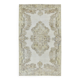 6x11 Beige & Cream Classic Turkish Rug, 194x328Cm