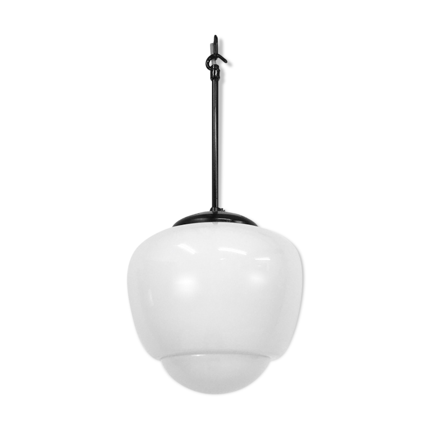 Suspension Czech opaline Teardrop