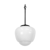 Suspension Czech opaline Teardrop