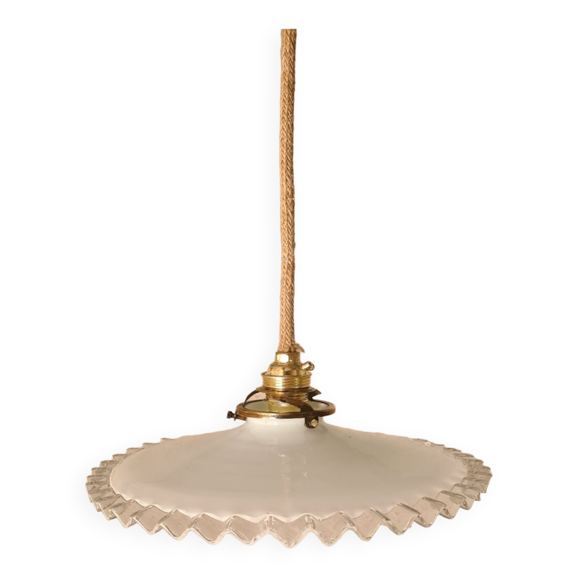 Suspension abat jour vintage