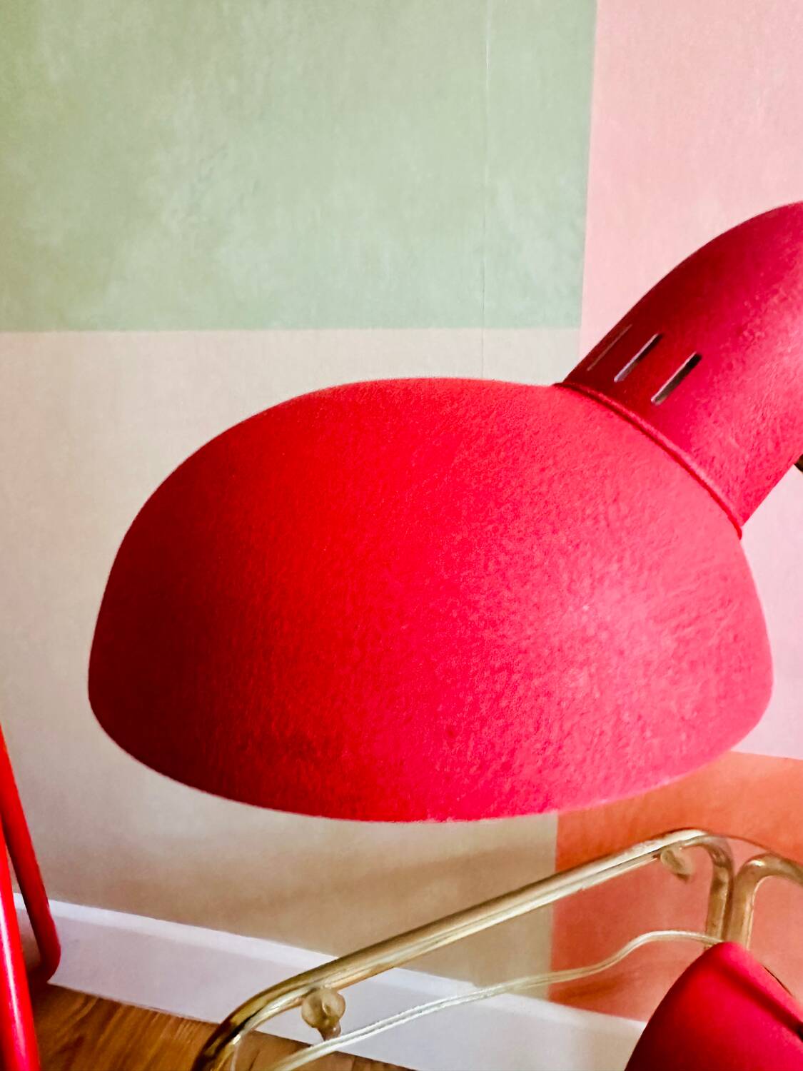 Vintage Jean Boris Lacroix lamp, 1950s