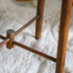 Rustic wooden side table, vintage